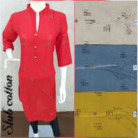 Bandhej Print Kurti - Feature: Washable