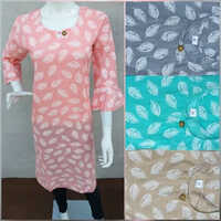 Jaipuri Casual Kurti - Color: Multicolour