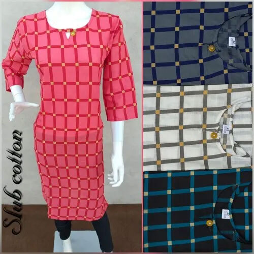 Printed Ladies Kurti - Color: Multicolour