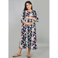 Jaipuri Bandhej Maternity Dress - Feature: Washable