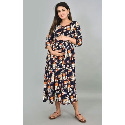 Printed Maternity In Jaipur - Color: Blue