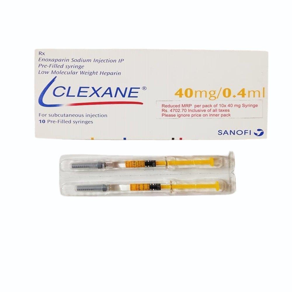 Clexane Enoxaparin Injection 40mg - Shelf Life: 12 Months