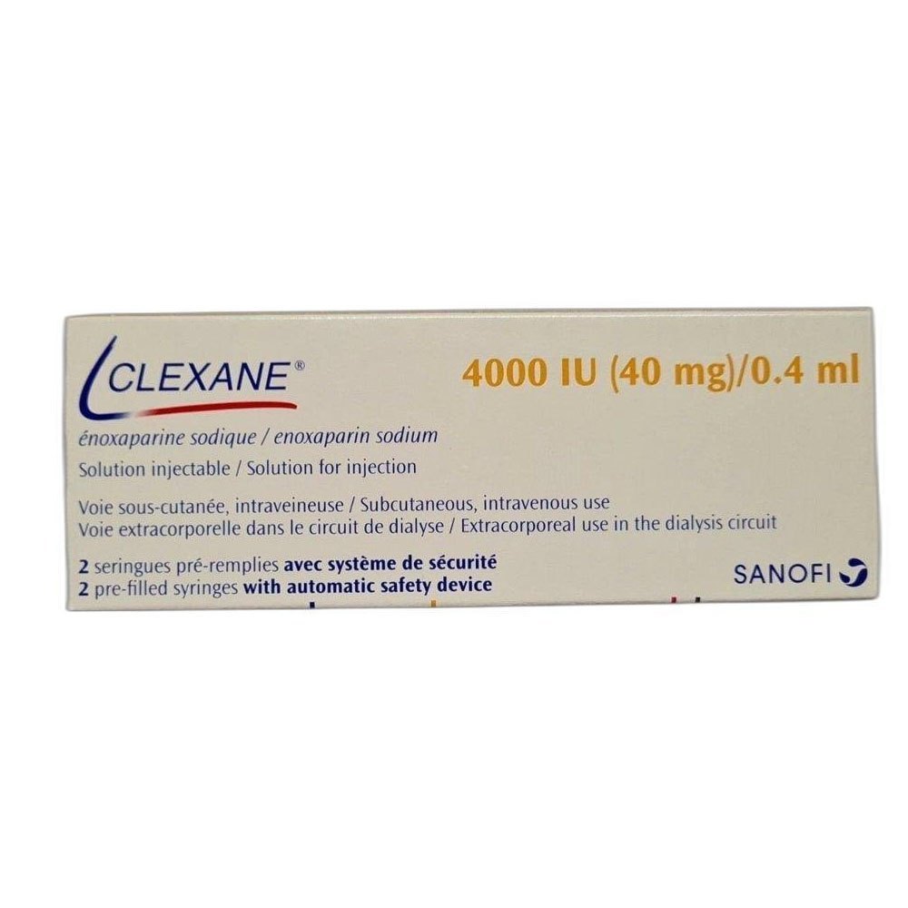 Clexane Enoxaparin Injection 40mg - Shelf Life: 12 Months