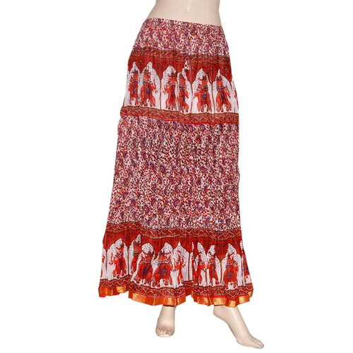 Flower Printed Skirt