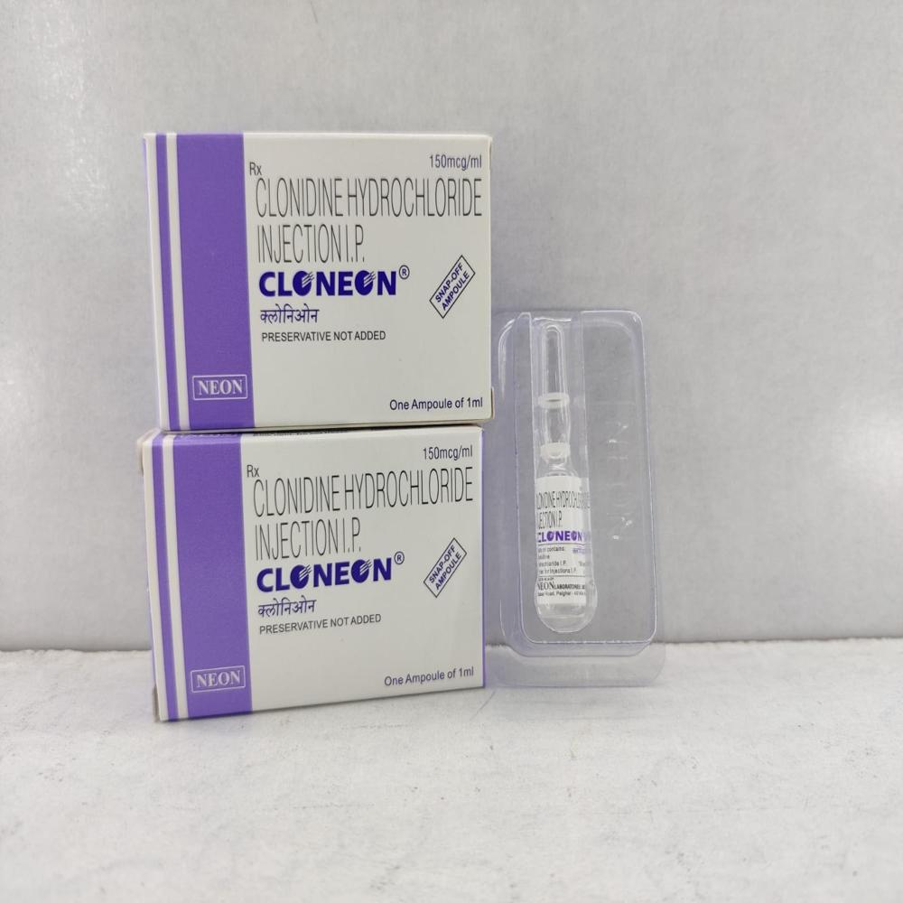 Cloneon Clonidine Injection 150 mcg