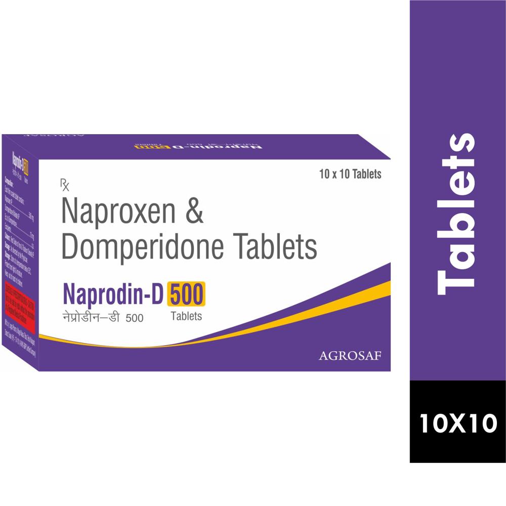 NAPRODIN-D 500TABLET - NAPROXEN(500MG) & DOMPERIDONE(10MG) TABLET