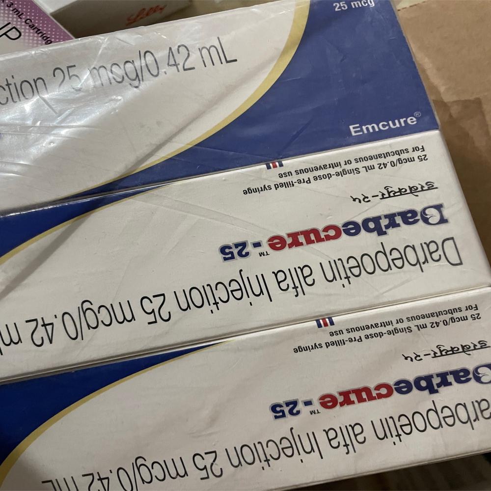 Darbecure  Darbepoetin alfa  Injection 25mcg
