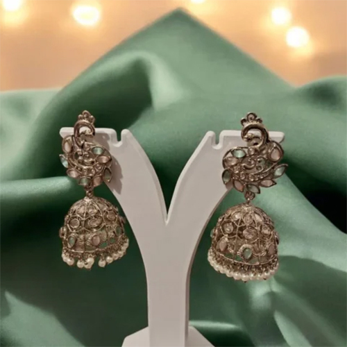 Chandni Elegance Mint Green and Pink