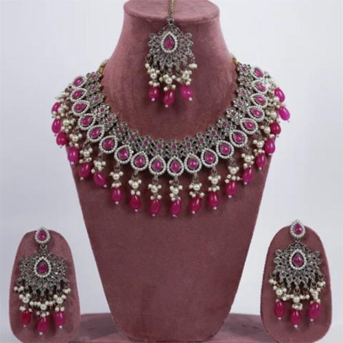 Gulab Sundari Royal Necklace Set - Color: Different Available