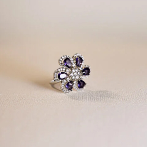 Amritsari Amethyst Ring
