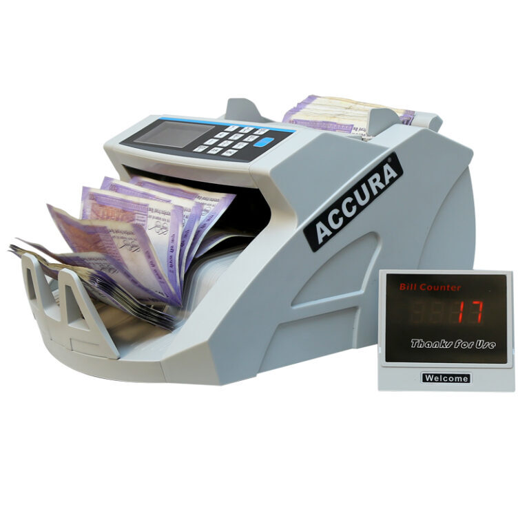 Accura Cash Counting Machine Platinum LCD with Voice Alert