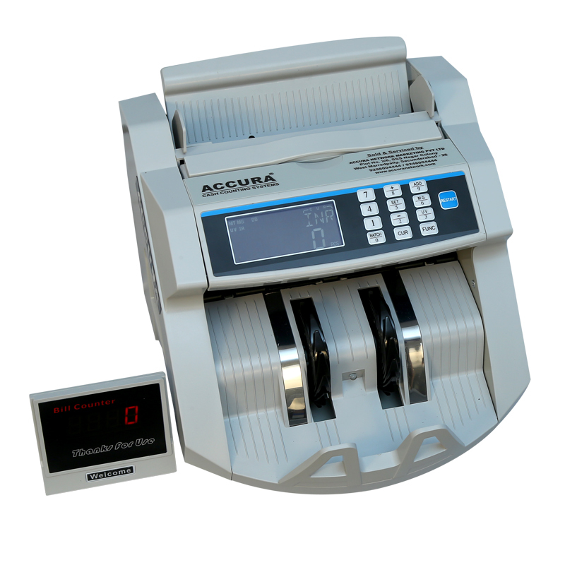 Accura Cash Counting Machine Platinum LCD with Voice Alert