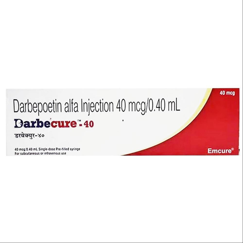 Darbecure  Darbepoetin alfa Injection 40mcg 