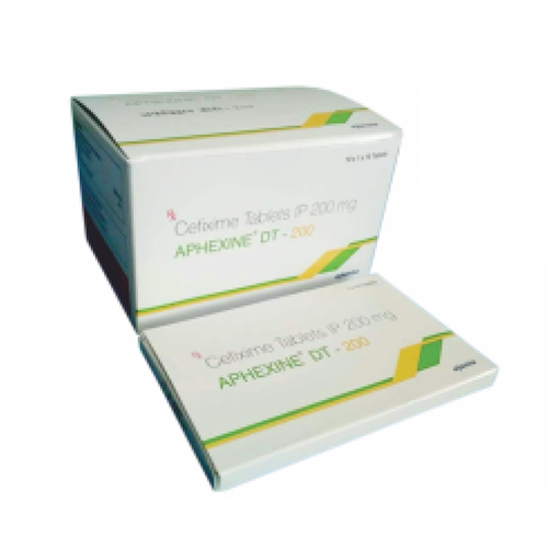 200mg Cefixime And Dispersible Tablets