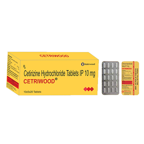 10mg Cetirizine Hydrochloride Tablets IP