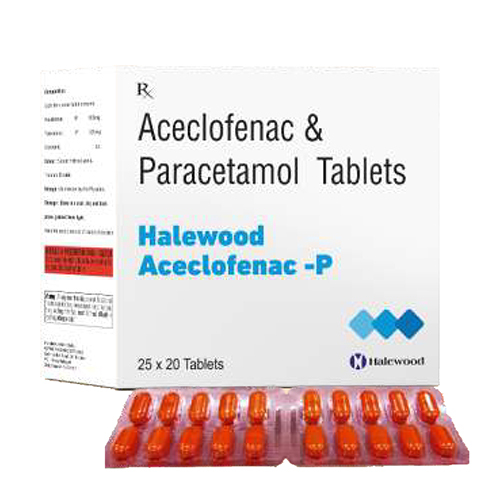 Aceclofenac And Paracetamol Tablets