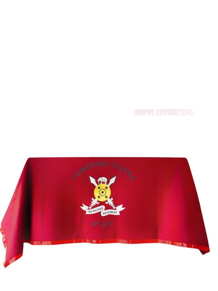 Table Cloth - Customized Cotton Blend, Hanging Design In Vibrant Colors | Ideal For Advertising, Decoration, And Promotion