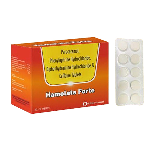 Paracetamol Phenylephrine Diaphenhydramine Caffeine Tablets