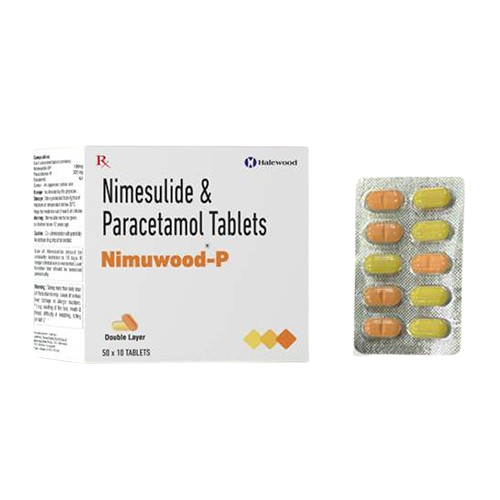 50 x 10 Nimesulide And Paracetamol Tablets