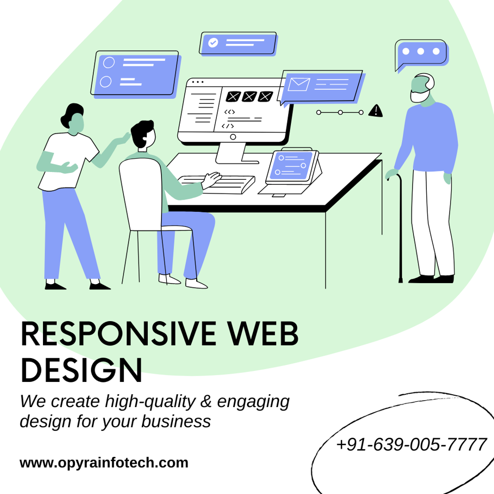 Responsive Web Designing Service - Features: Good Quality