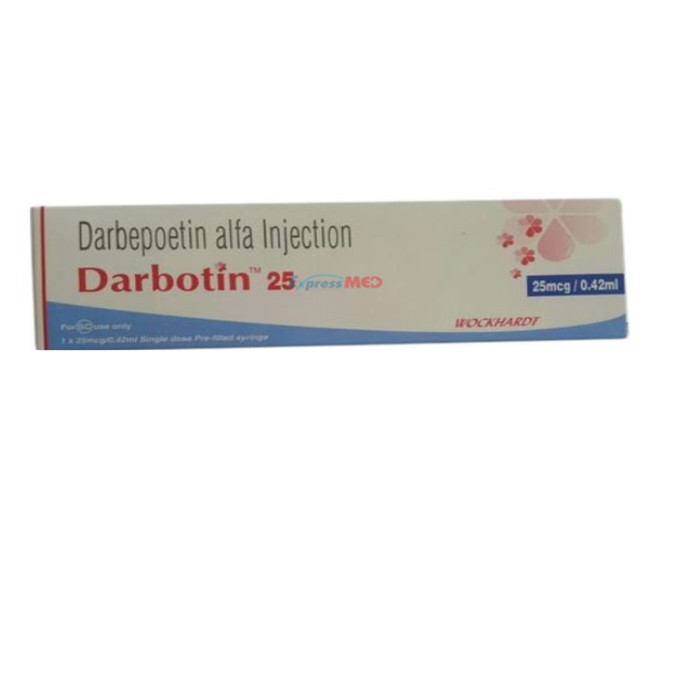 Darbotin Darbepoetin alfa  Injection 25mcg