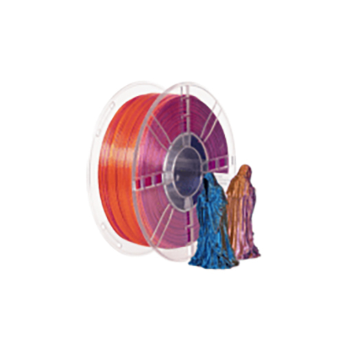 Filamont Silk Tri Color Gold Blue Purple 3D Printer Filament - Color: Multicolor