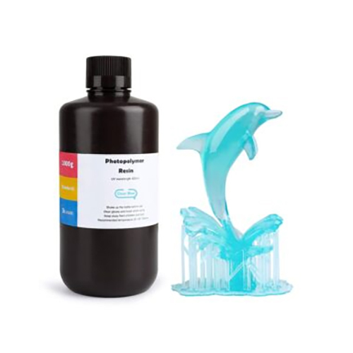 ELEGOO ABS-Like Photopolymer 3D Printer Resin Clear Blue