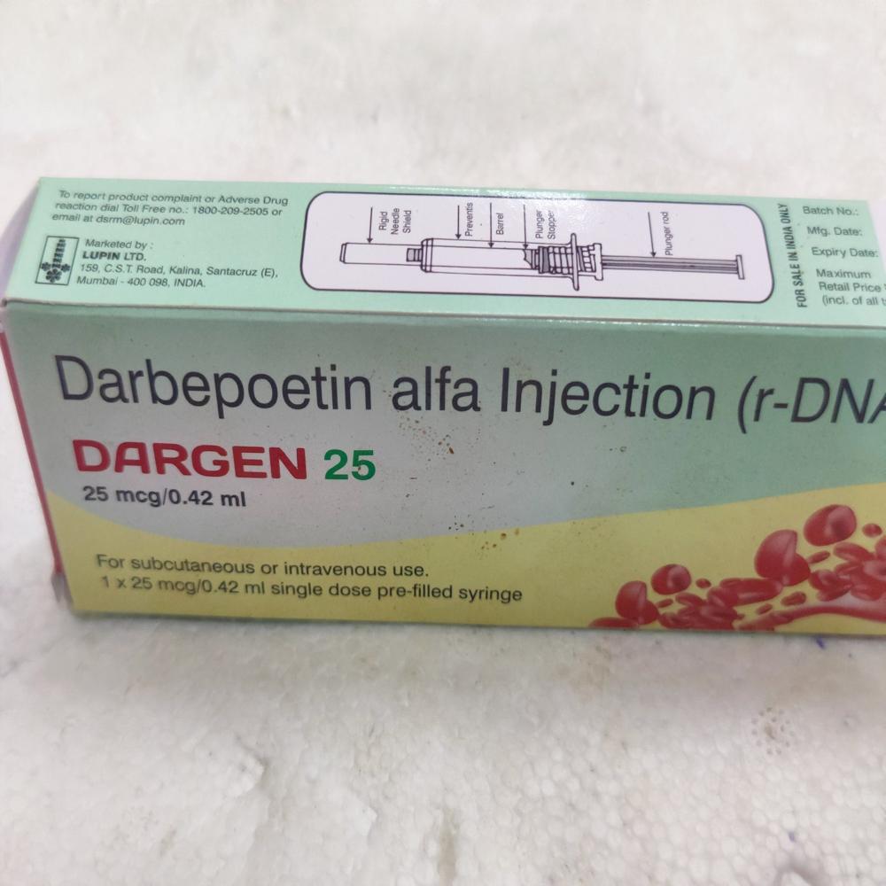 Dargen  Darbepoetin alfa  Injection 25 mcg