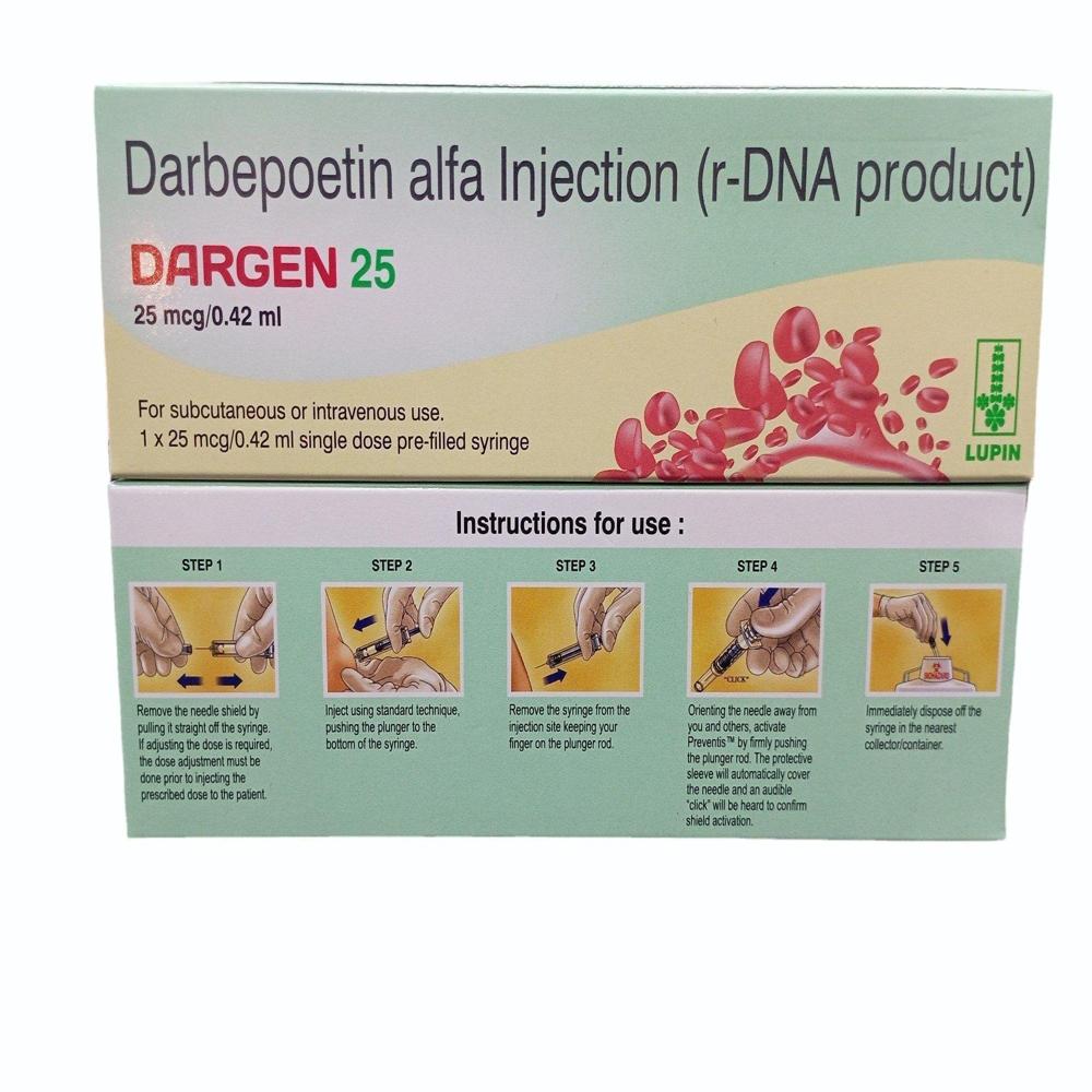 Dargen  Darbepoetin alfa  Injection 25 mcg