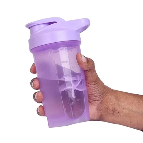 500Ml Tansparent Plastic Gym Shaker - Capacity: 500 Milliliter (Ml)
