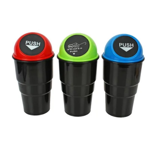Car Dustbin Bottle - Color: Black