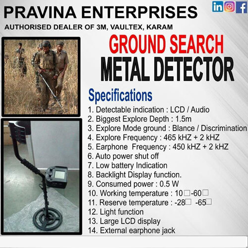 Deep Search Underground Metal Detector