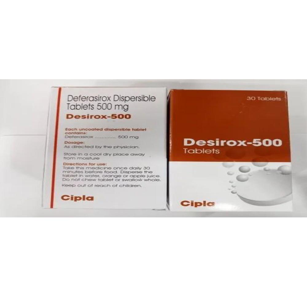 Desirox Deferasirox Tablet 500mg - Drug Type: General Medicines
