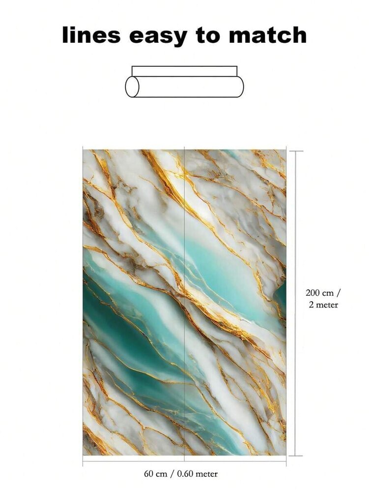 MARBLE WALL PAPER - SKY GOLD