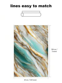 MARBLE WALL PAPER - SKY GOLD