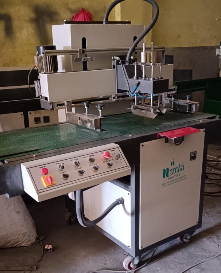 Automatic Conveyor Flat Screen Printing Machine By Nanaki Industries