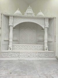 White Marble Home Temple