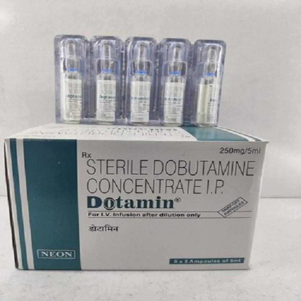 Dotamin Dobutamine Injection 250mg - Shelf Life: 12 Months