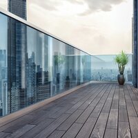 Vertical Bar Stainless Steel Railing