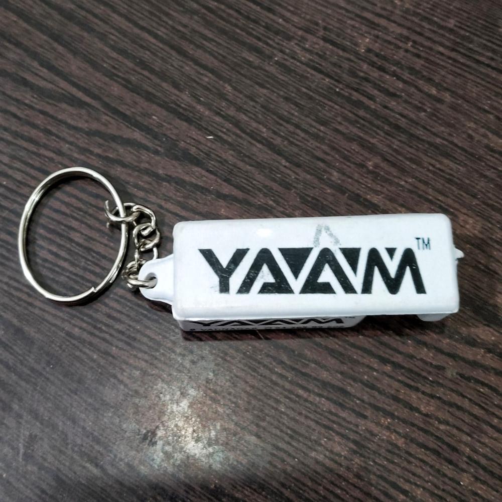 Plastic Keychain - Durable Plastic, Compact Design | Dual Functionality As Mobile Stand & Keychain, Universal Smartphone Compatibility, Smooth Finish