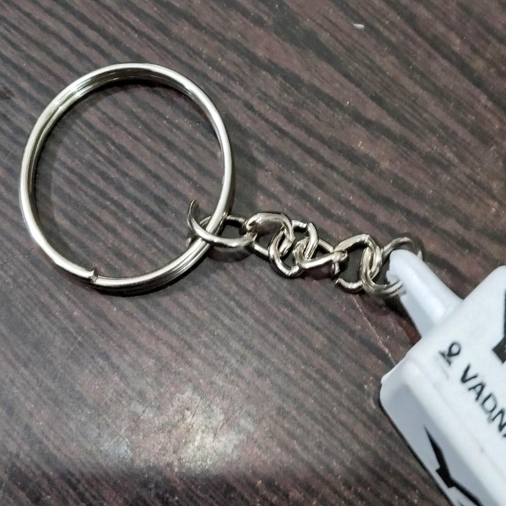 Plastic Keychain - Durable Plastic, Compact Design | Dual Functionality As Mobile Stand & Keychain, Universal Smartphone Compatibility, Smooth Finish