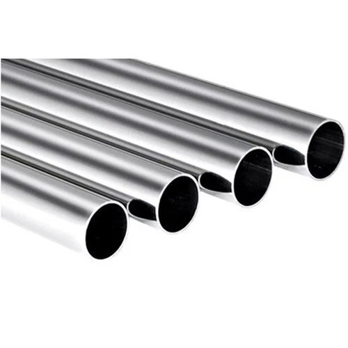 Stainless Steel Round Pipe - Color: Silver