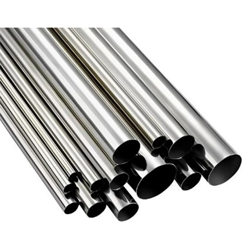 304 Stainless Steel Round Pipe - Color: Silver