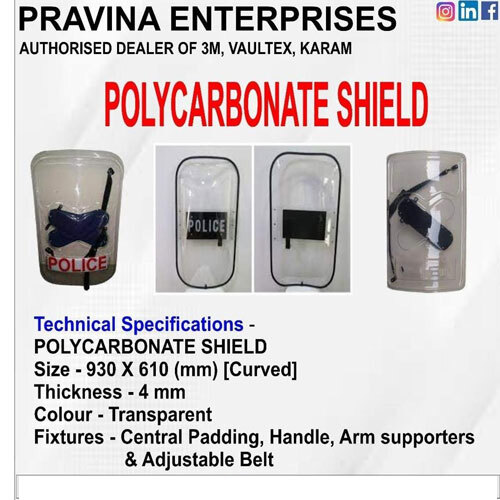 Anti Riot Polycarbonate Shield