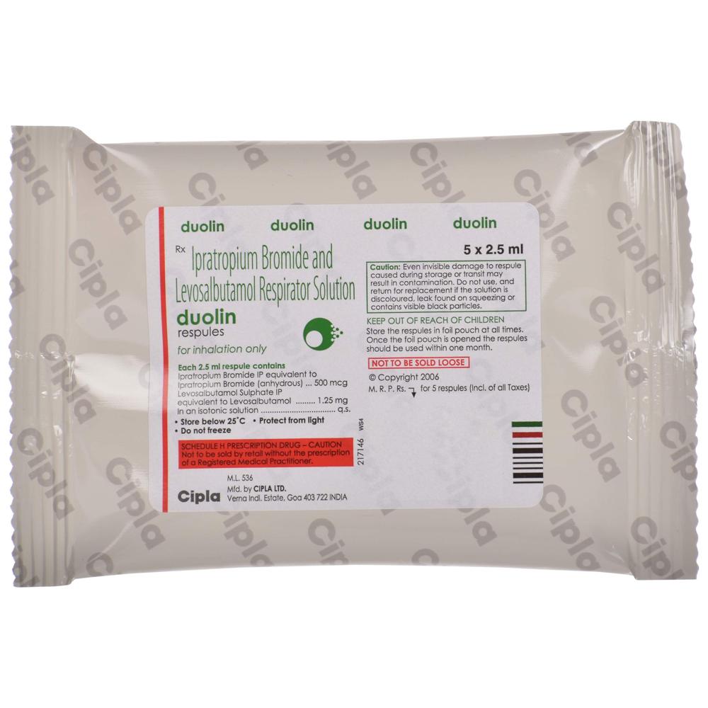 Duolin Levosalbutamol & Ipratropium Respules