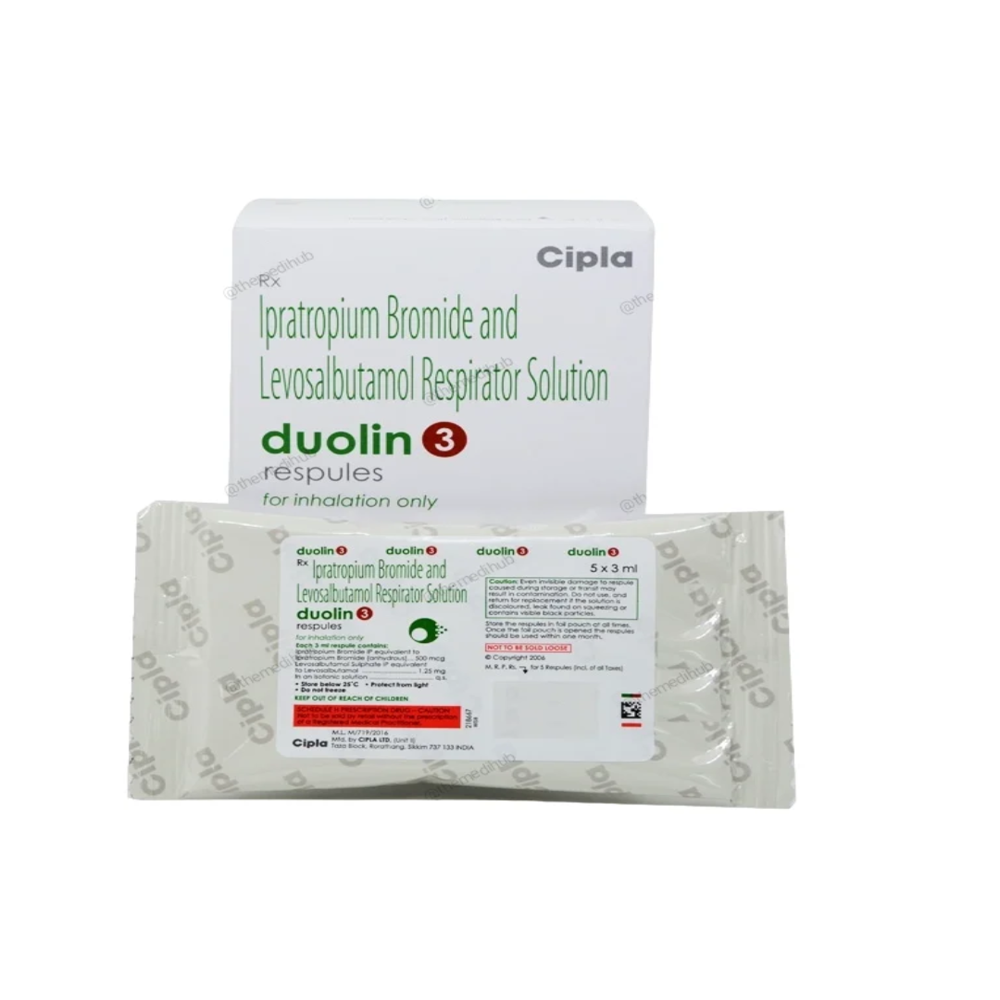 Duolin Levosalbutamol & Ipratropium Respules  