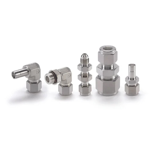 Industrial Aluminium Tube Fitting - Color: Silver