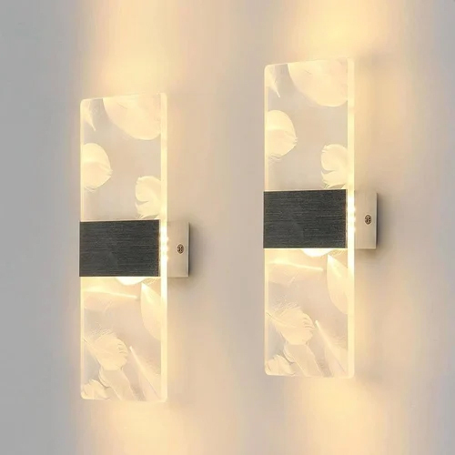 Crystal Wing Outdoor Wall - Color: White