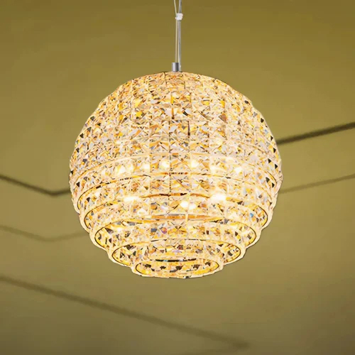 Philips Allure Pendant Glass Chandelier - Color: Transparent