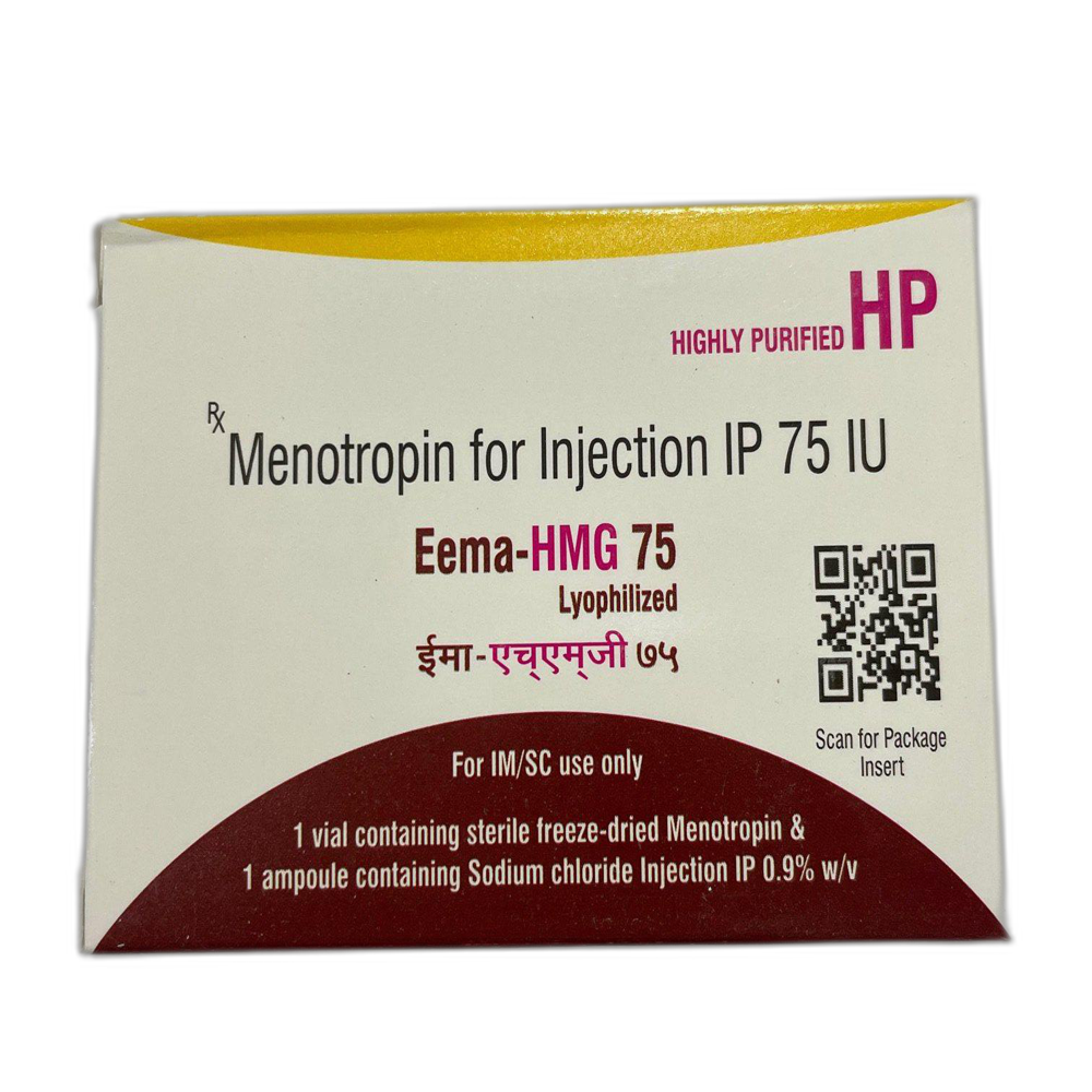 Eema Hmg Menotrophin Injection 75IU 